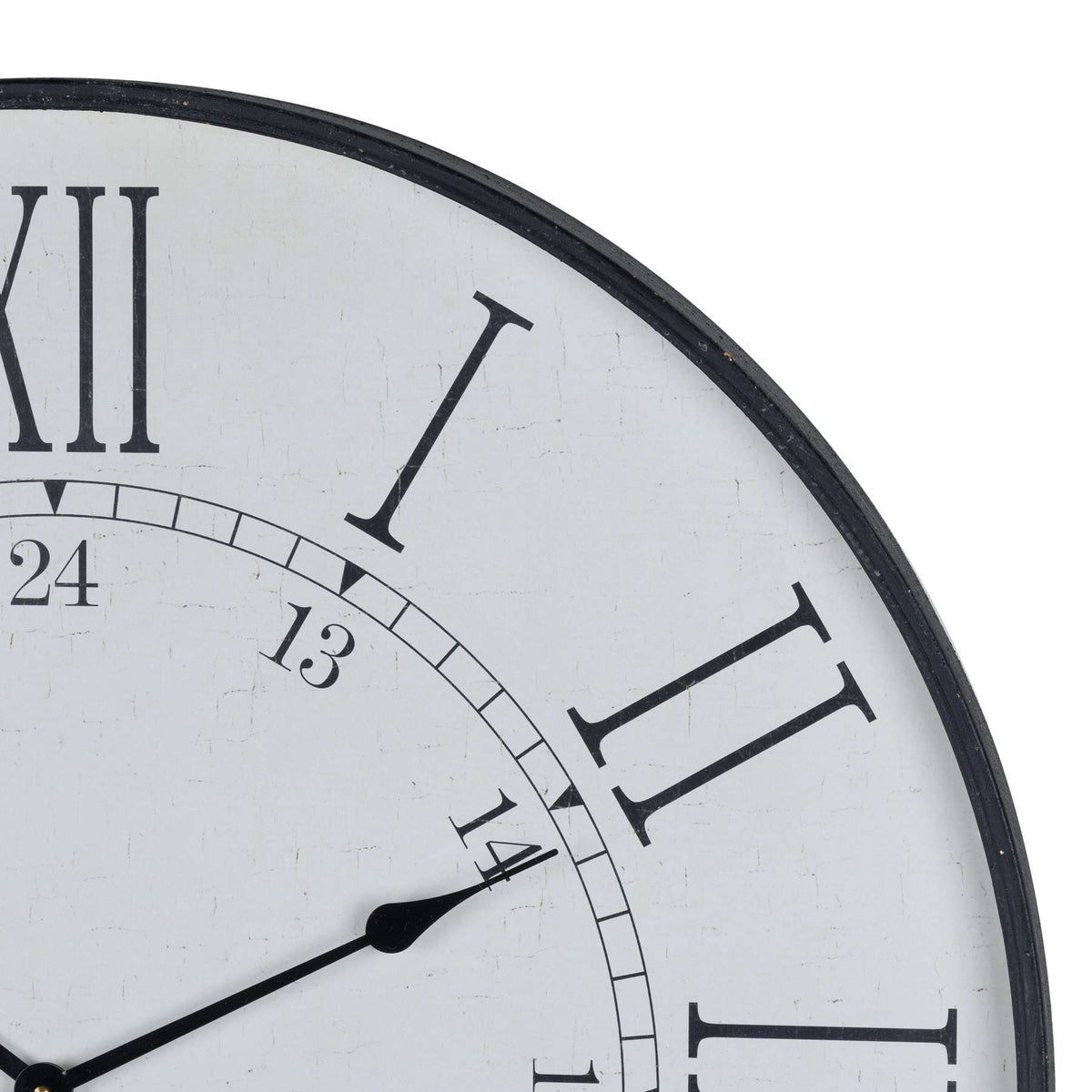 Large Embossed Station Clock – view 2
