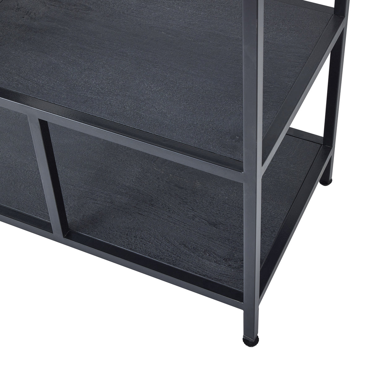 Large Black Multi Shelf Unit – view 4