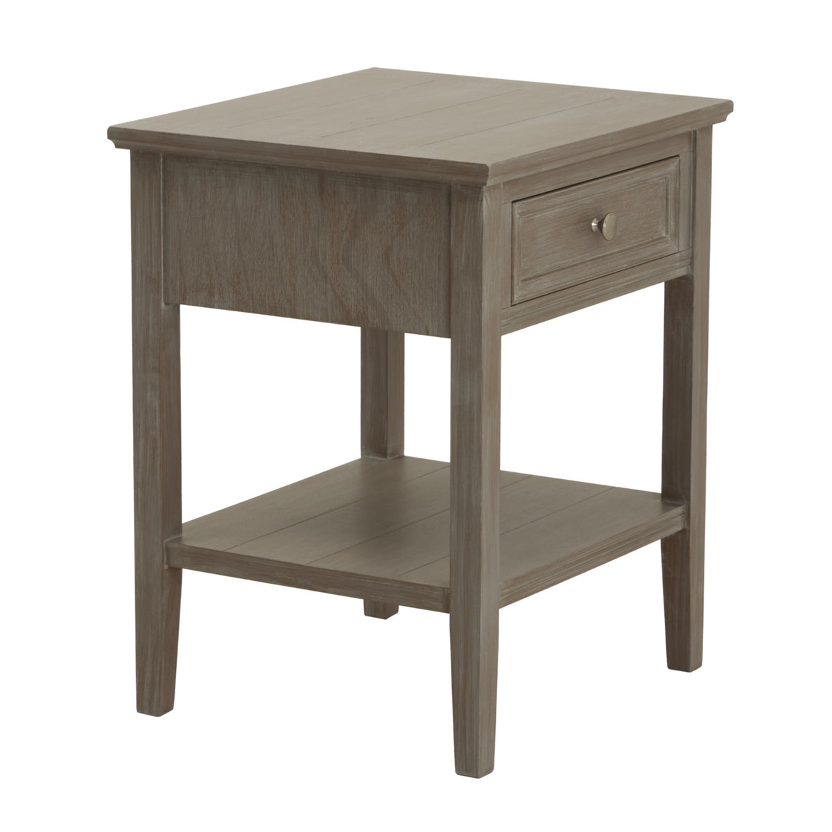 Serene Collection One Drawer Side Table – view 3