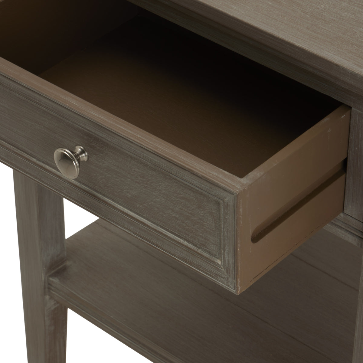 Serene Collection One Drawer Side Table – view 4