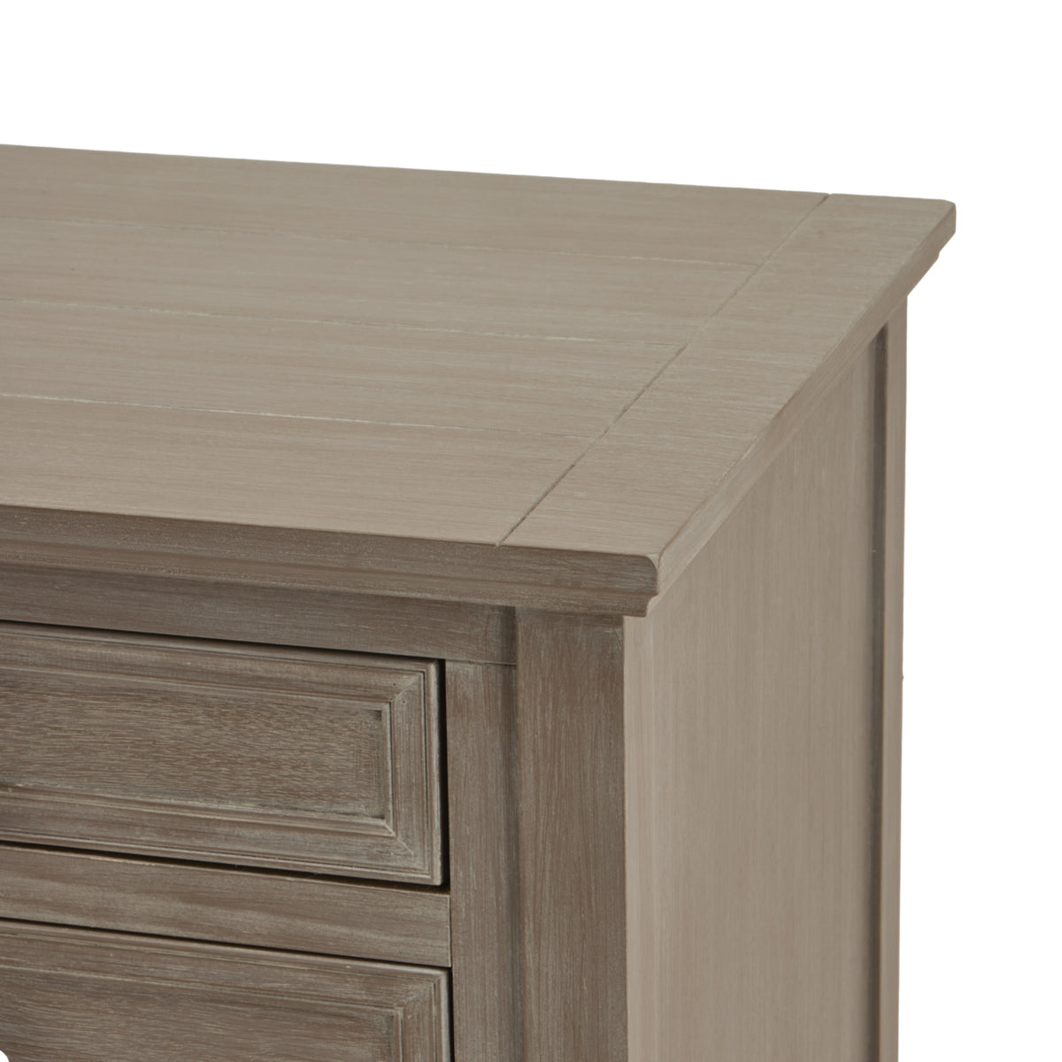 Serene Collection Three Drawer Bedside Table – view 3
