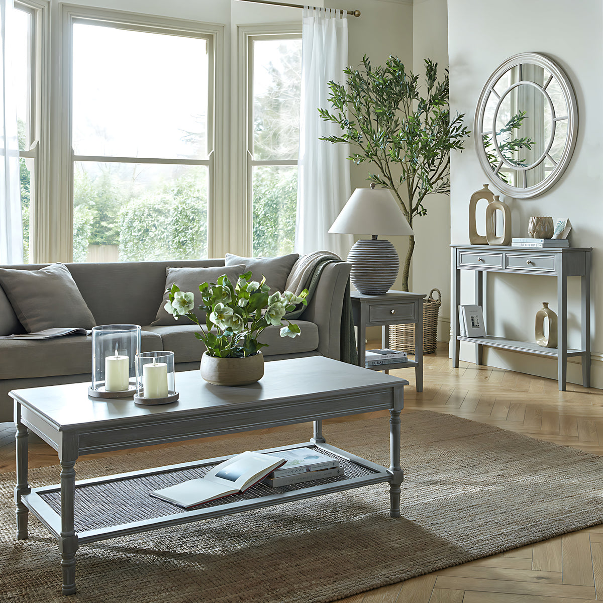 Serene Collection Two Drawer Console Table – view 2