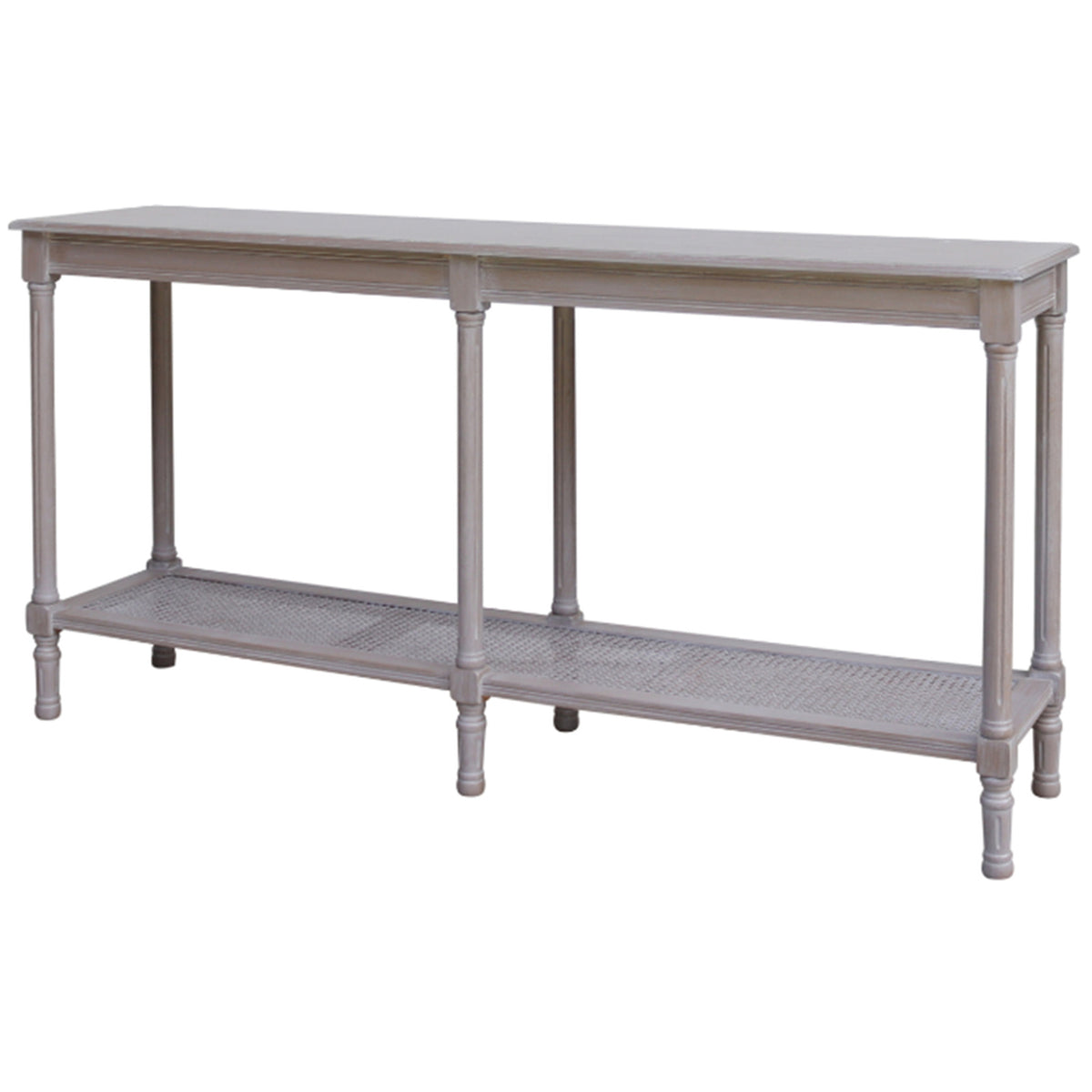Serene Rattan Collection Large Console Table – view 2