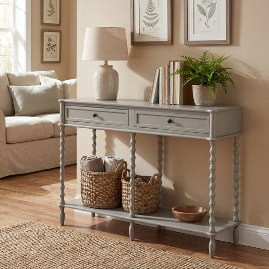 Camden Collection Large Two Drawer Console Table