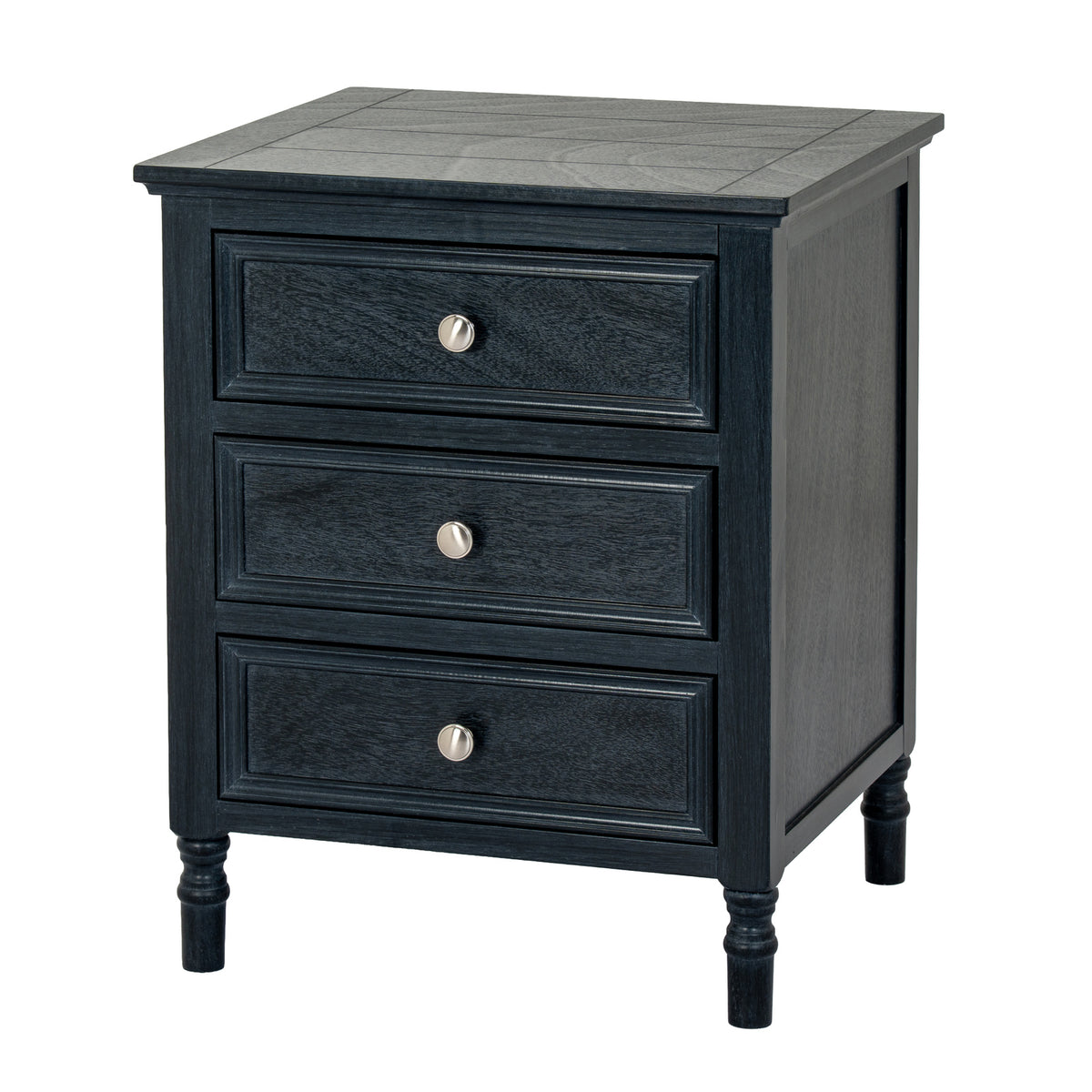 Contour Collection 3 Drawer Side Table – view 2