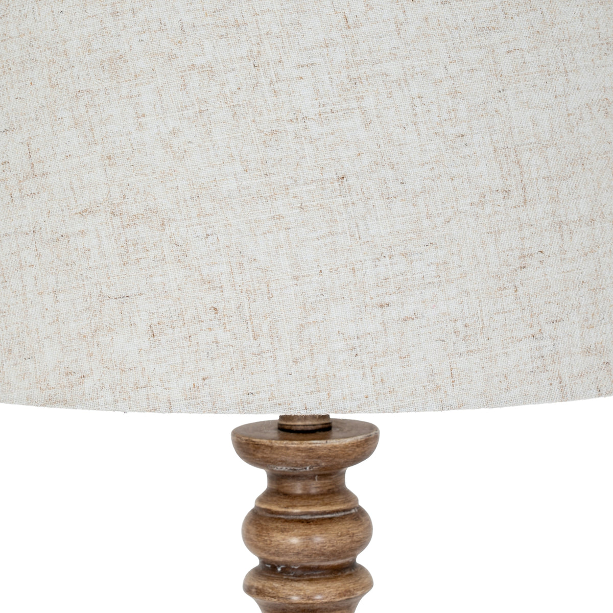Seraphia Floor Lamp With Edged Linen Shade – view 4