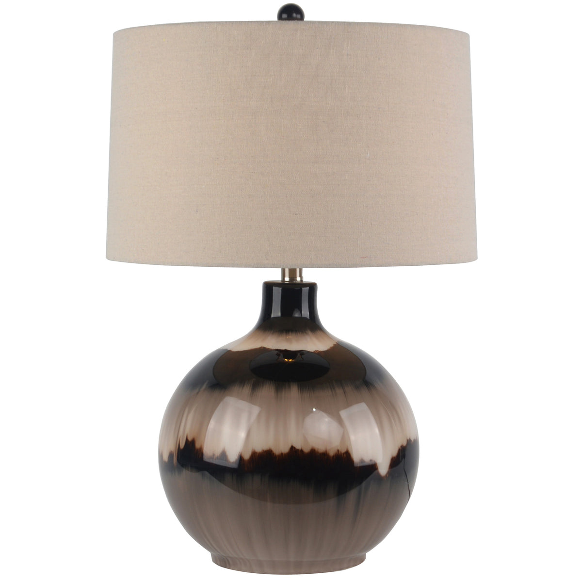 Sepia Shadows Table Lamp With Linen Shade – view 2