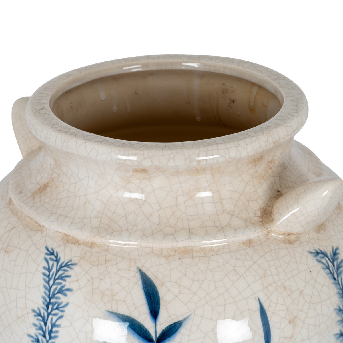 Blue Flora Amphora Vase – view 4