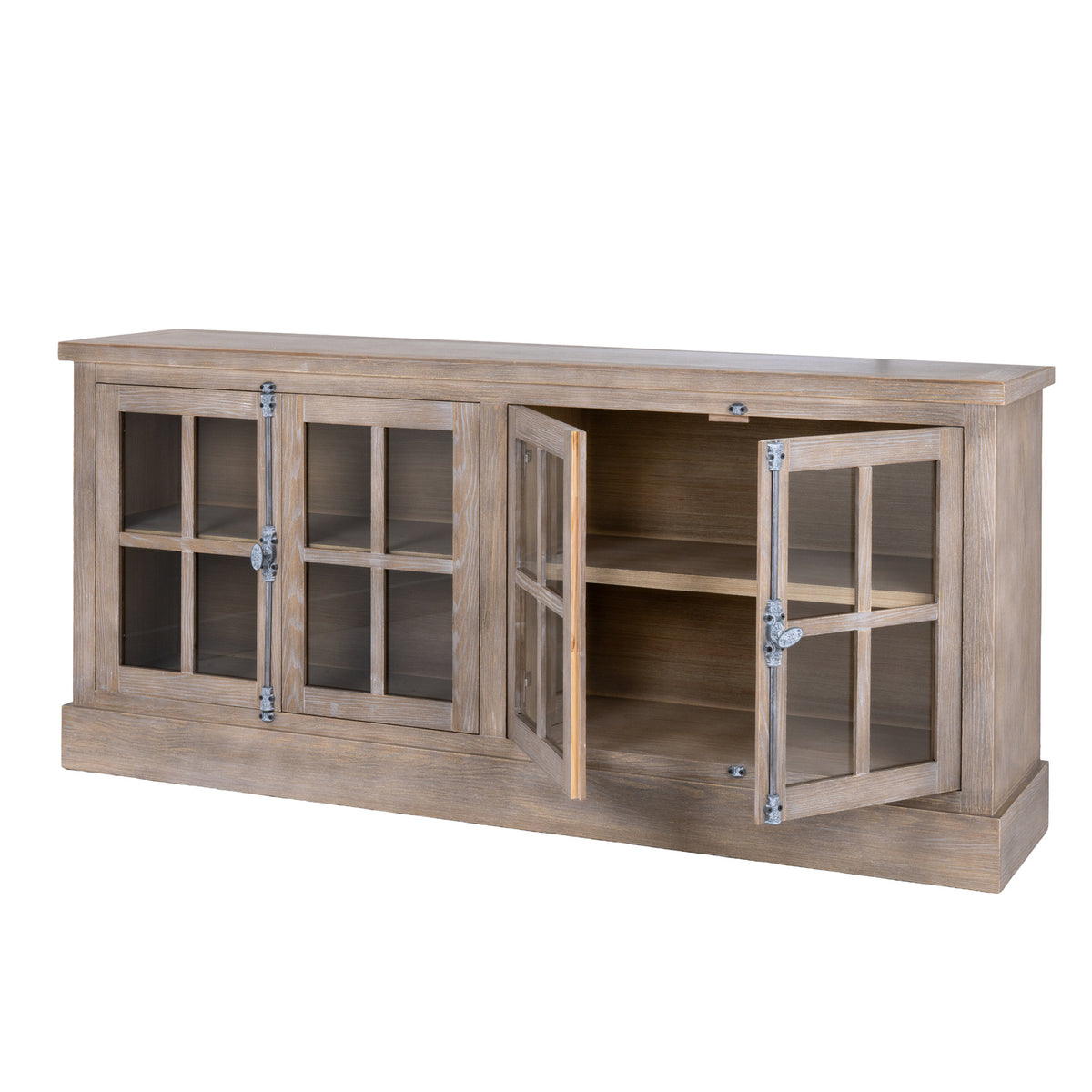 Haldon Collection 4 Door Glazed Sideboard – view 2