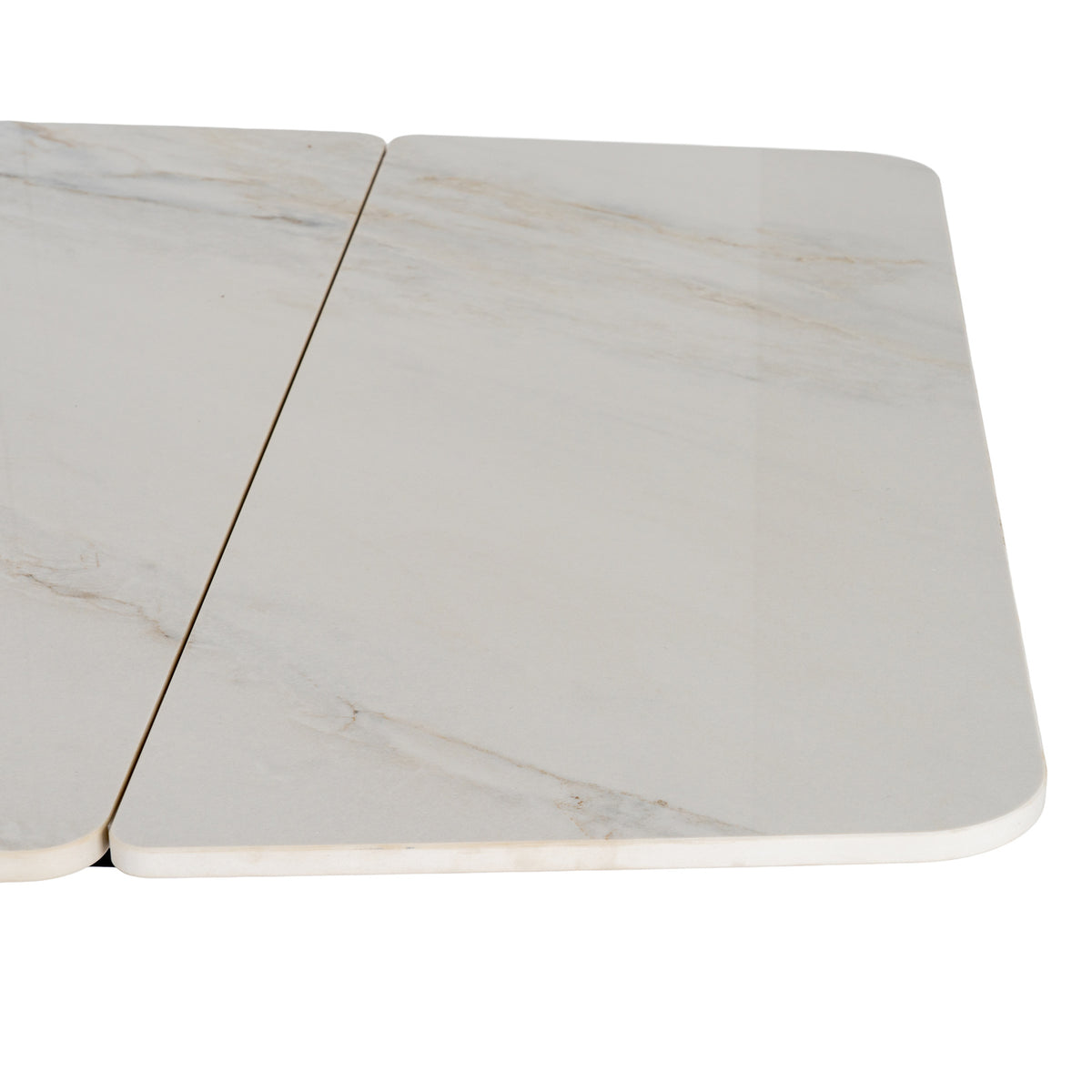 Romanby Stone Extending Dining Table – view 3