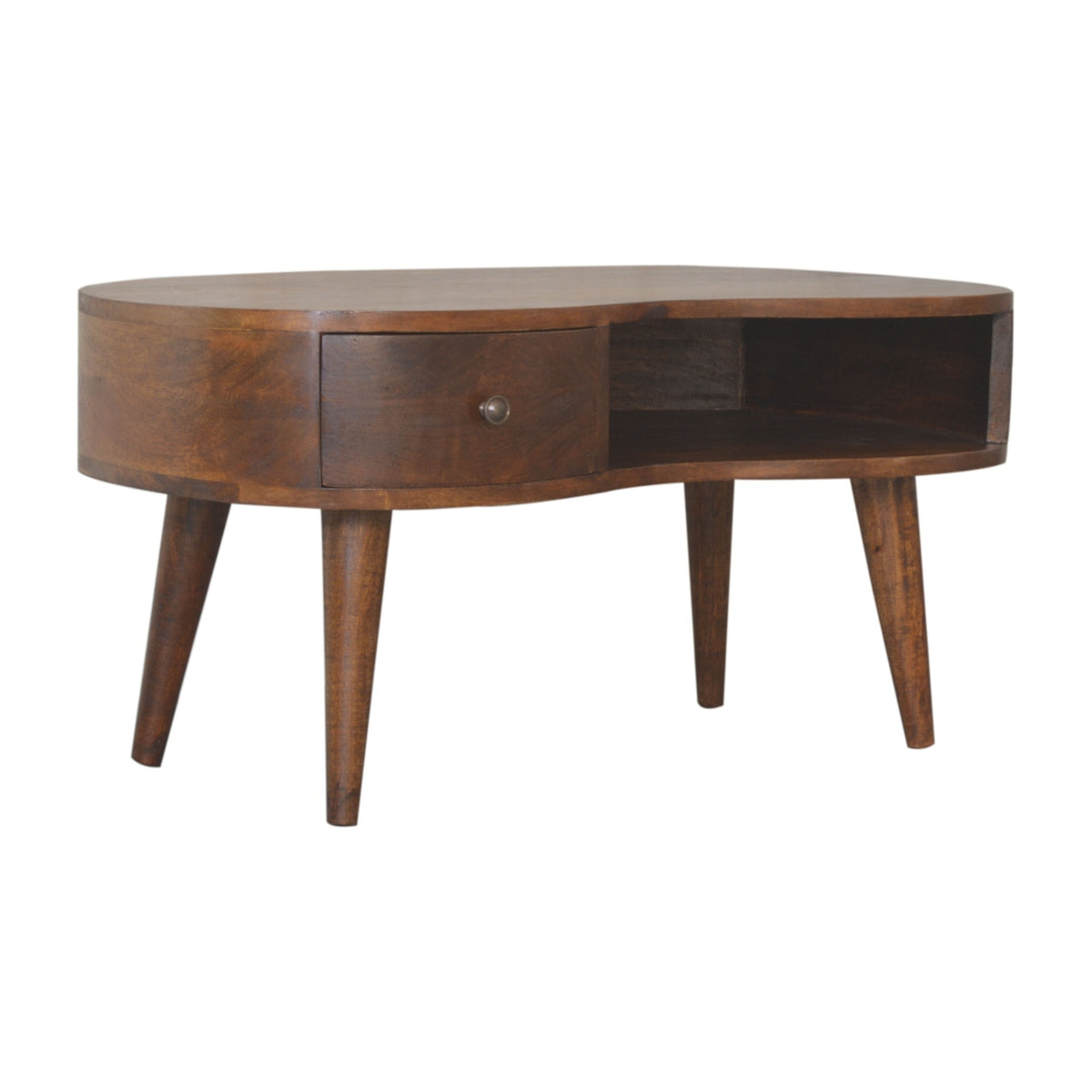 Chestnut Wave Coffee Table – view 3