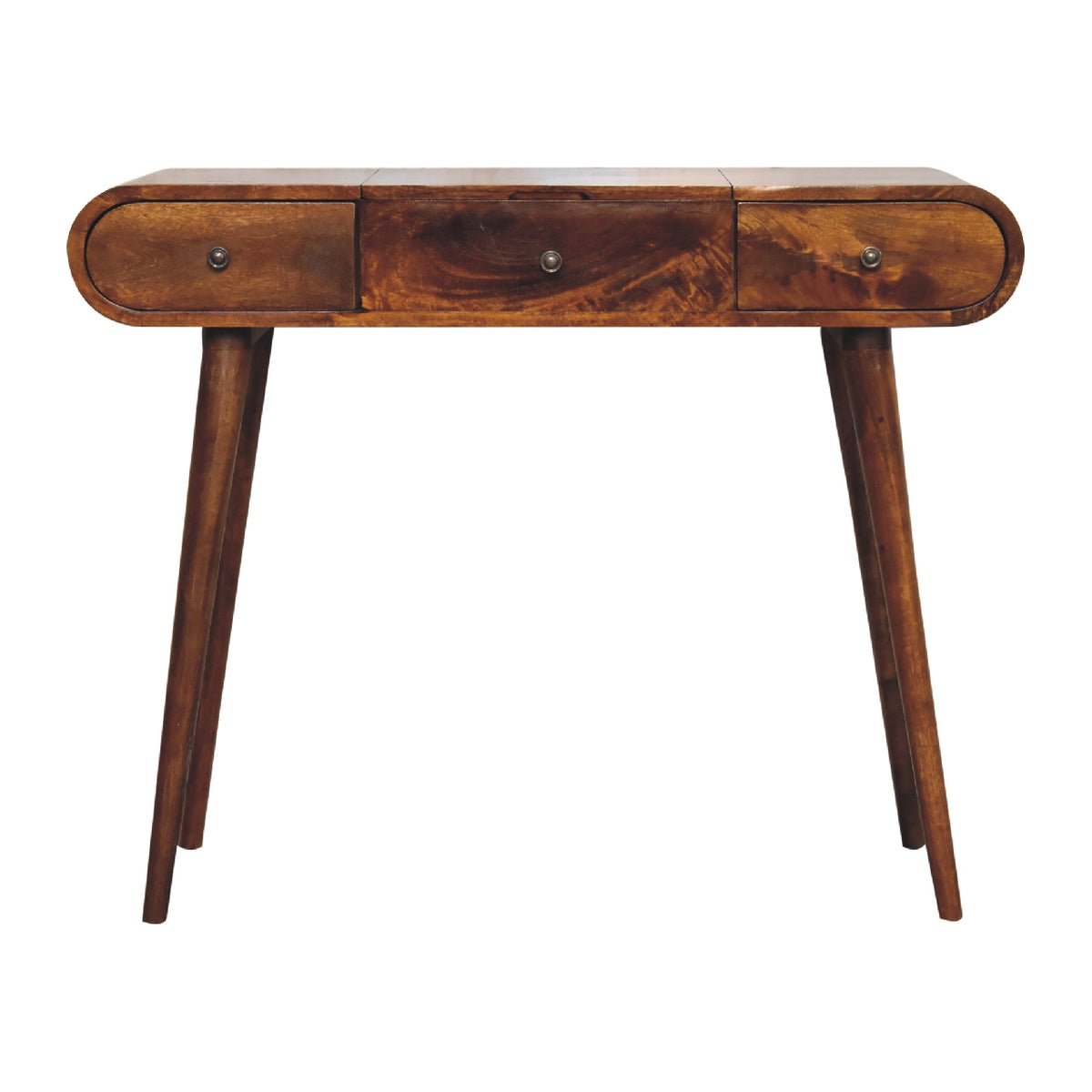 Chestnut Mirror Dressing Table – view 3