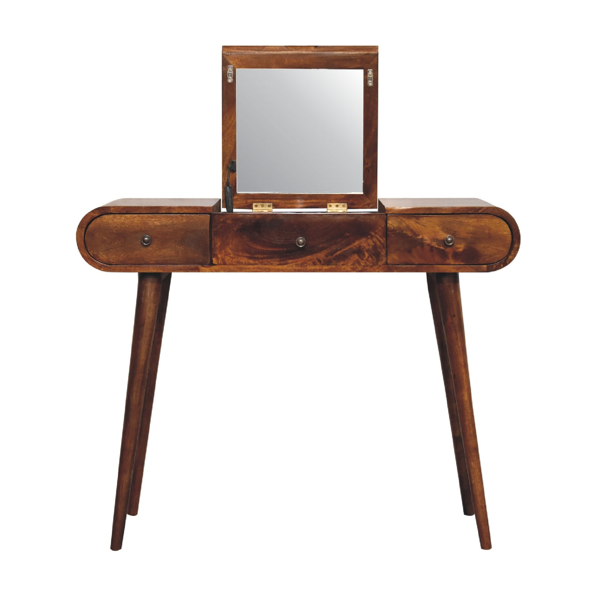 Chestnut Mirror Dressing Table – view 5