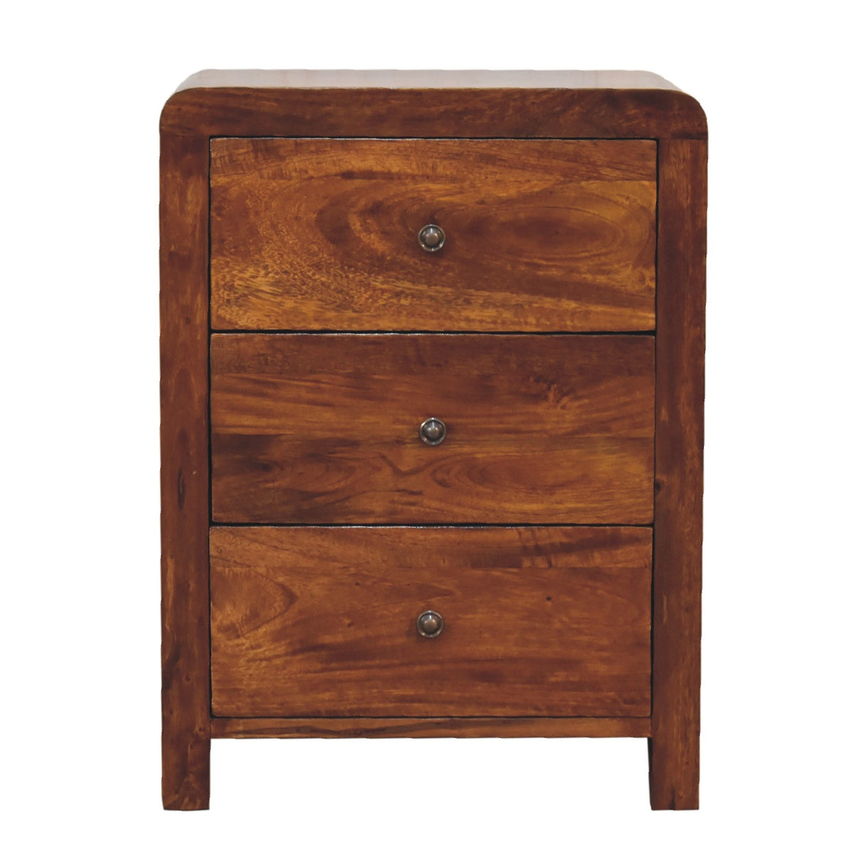 Aspen 3 Drawer Bedside – view 2