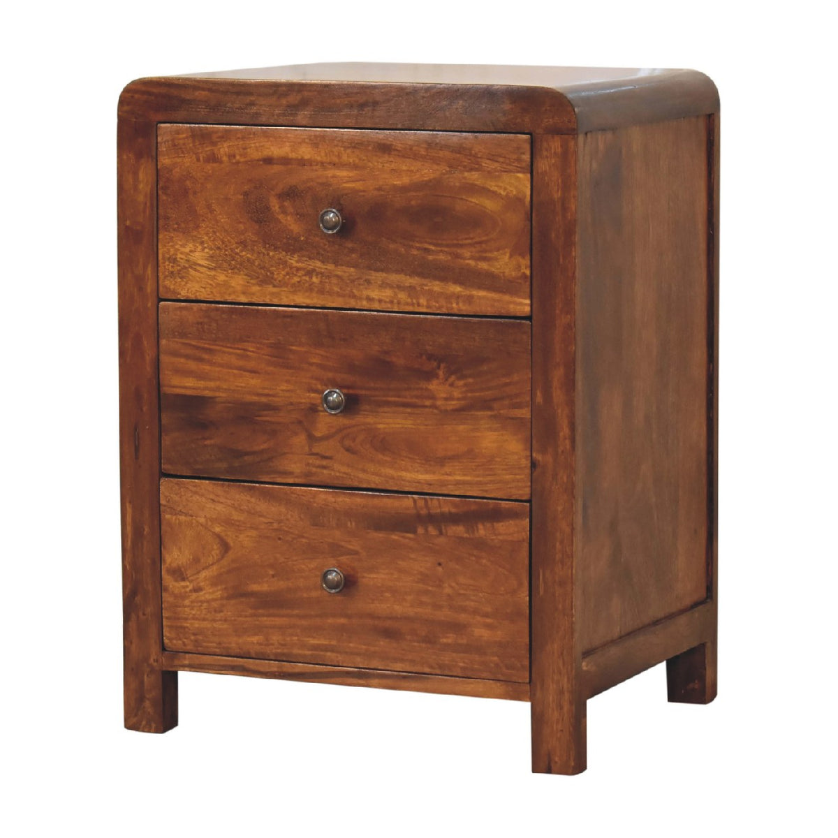 Aspen 3 Drawer Bedside – view 3