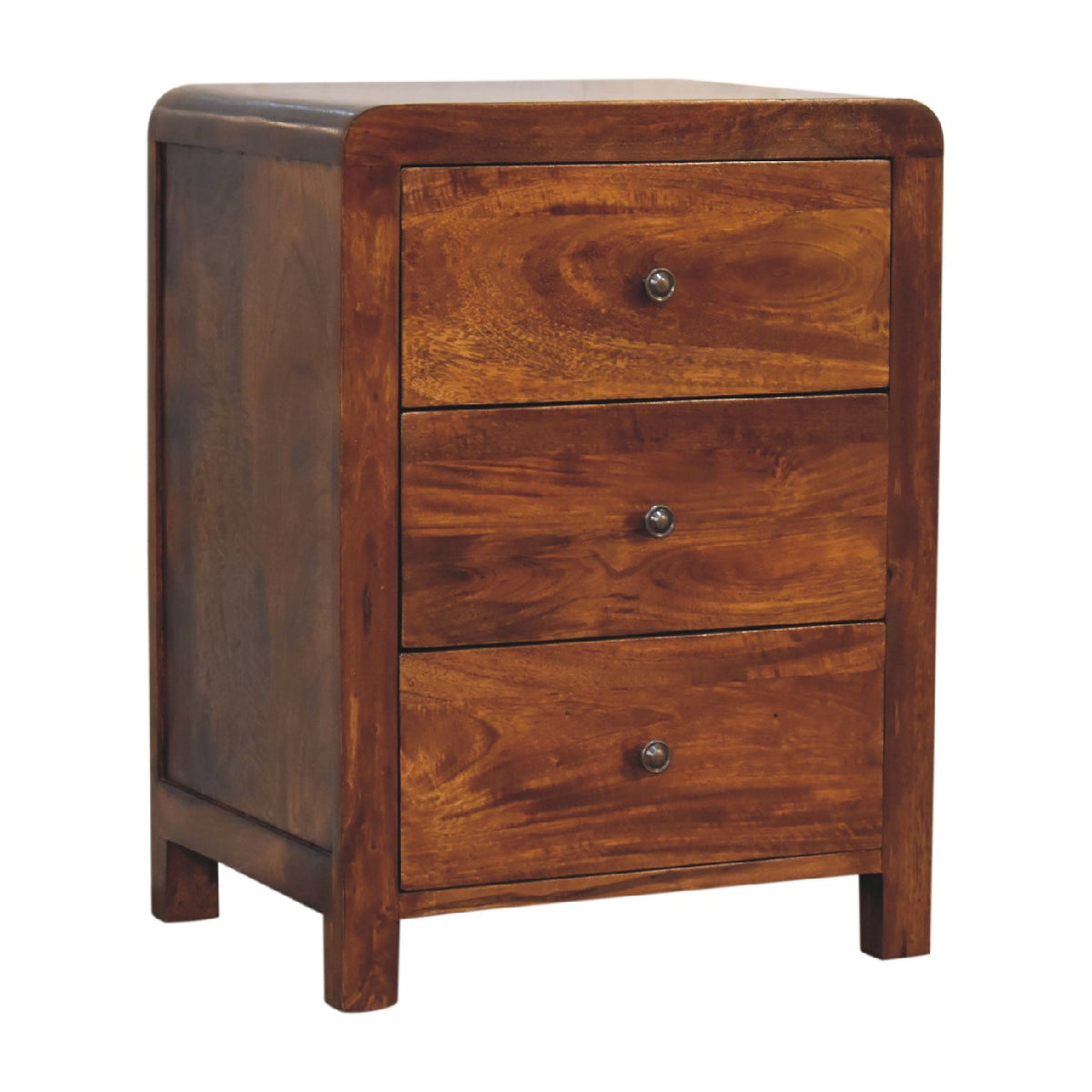 Aspen 3 Drawer Bedside – view 4