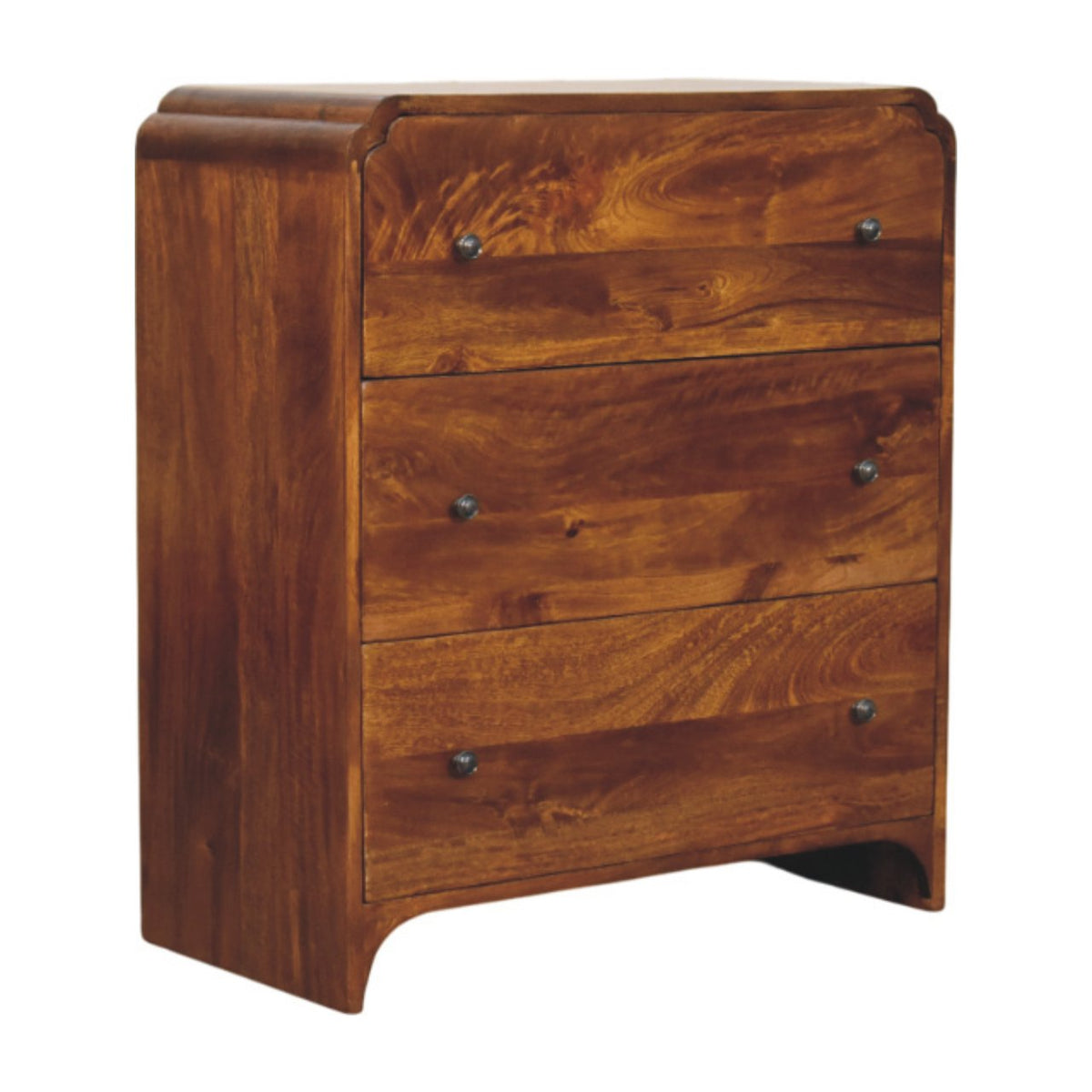 Newton Chestnut 3 Drawer Chest – view 3