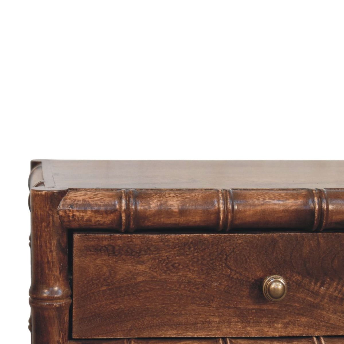 Bamboo Frame Nightstand in Roasted Almond – view 4