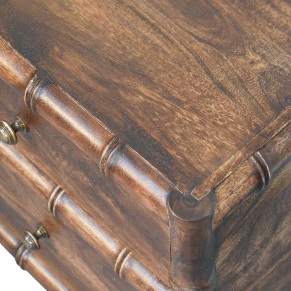 Bamboo Frame Nightstand in Roasted Almond – view 5