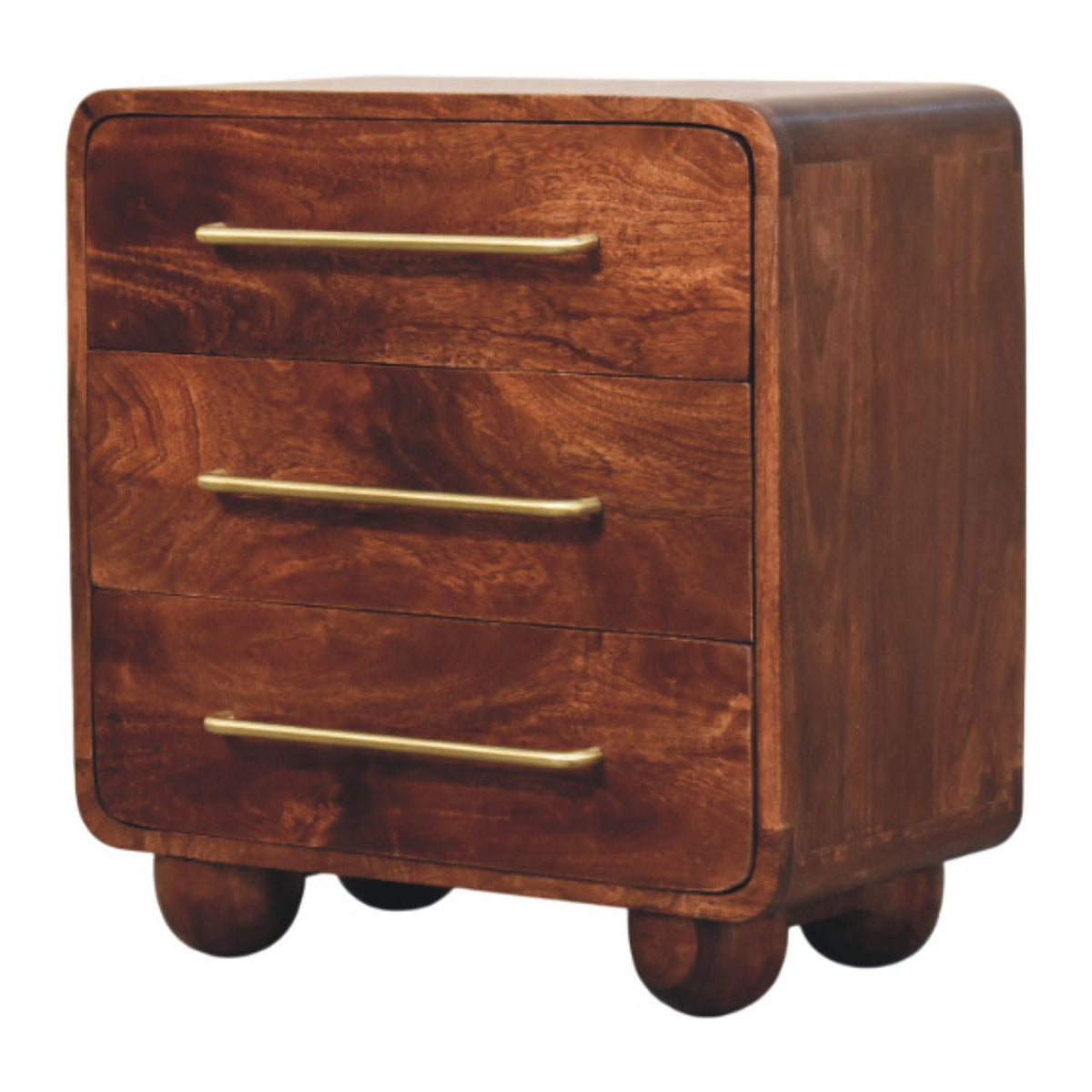 3-Drawer Rounded Chest – view 2