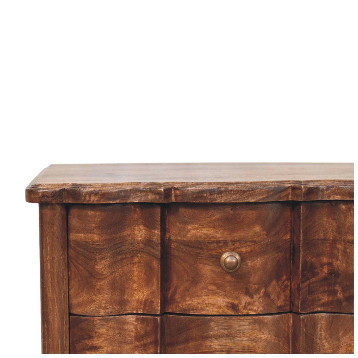 Lume Roasted Panelled Bedside – view 4