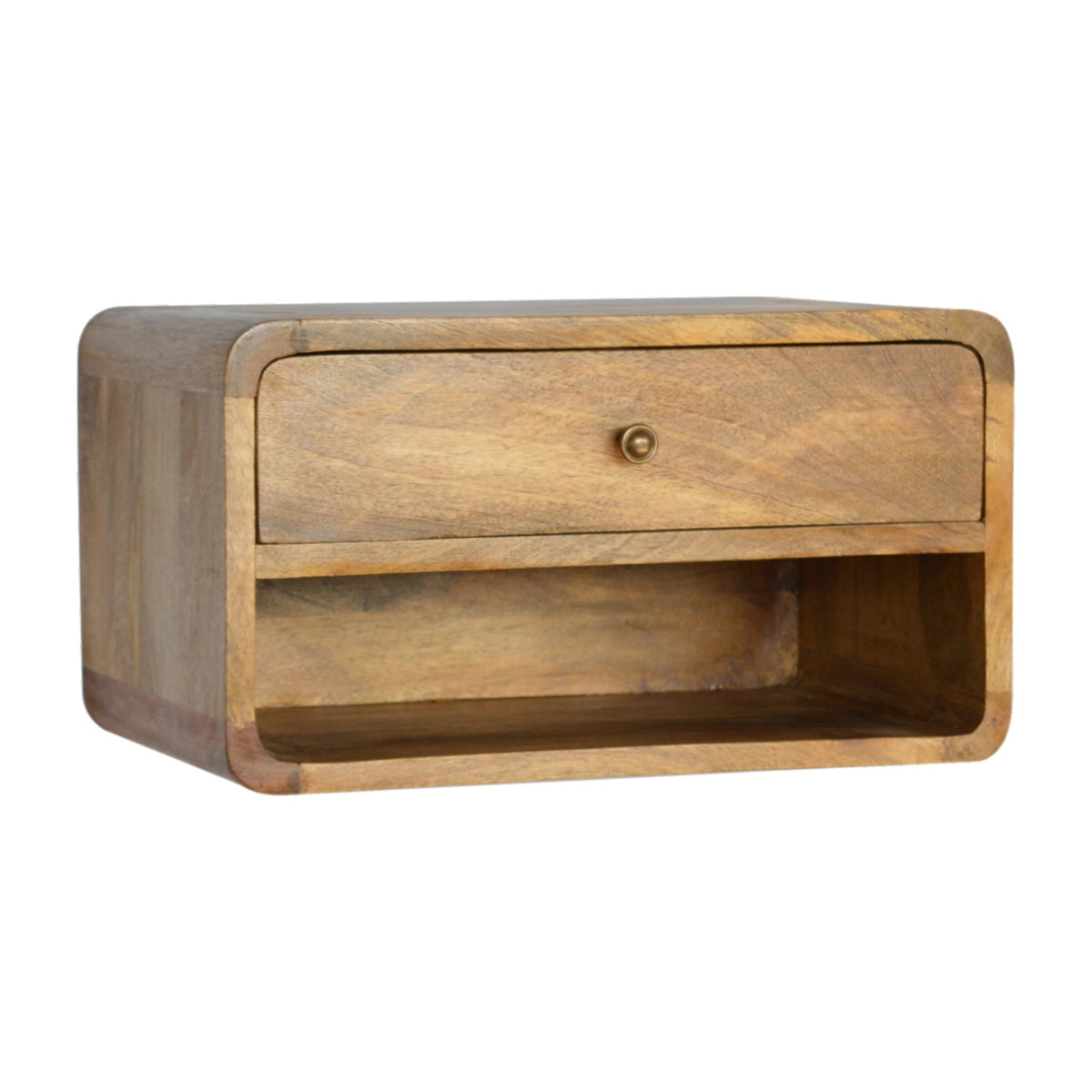 Floating Curve Open Slot Bedside – view 2
