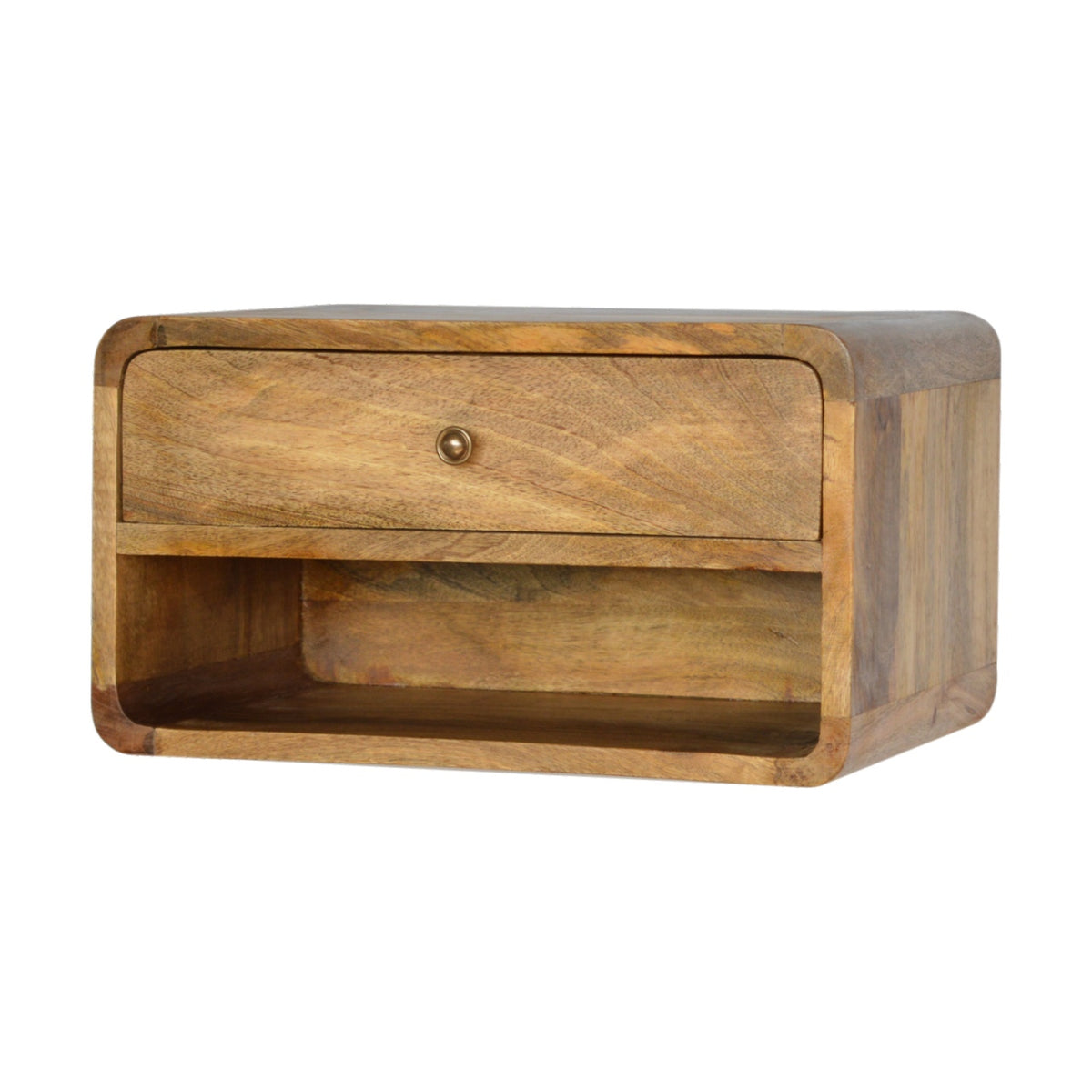 Floating Curve Open Slot Bedside – view 3